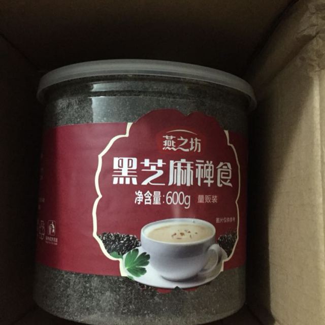 燕之坊黑芝麻禅食代餐粉600g