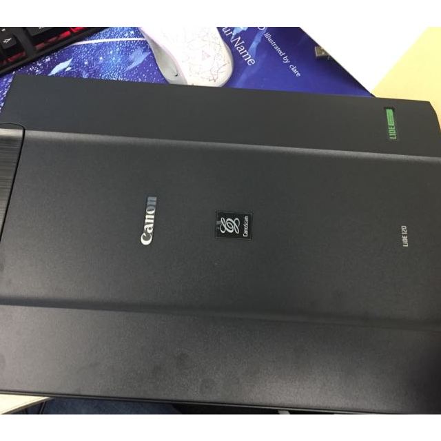 佳能canonlide120便携平板式扫描仪高清办公家庭照片文件文档一键式