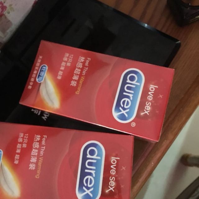 杜蕾斯(durex)避孕套 热感超薄12只装 超薄款安全套套 男用成人情趣