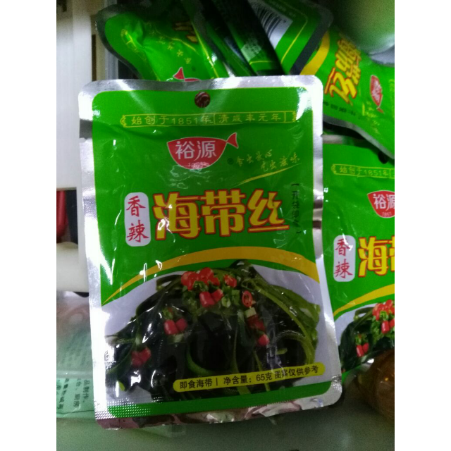 中华特色菏泽馆裕源海带丝65g20包下饭菜袋装华东