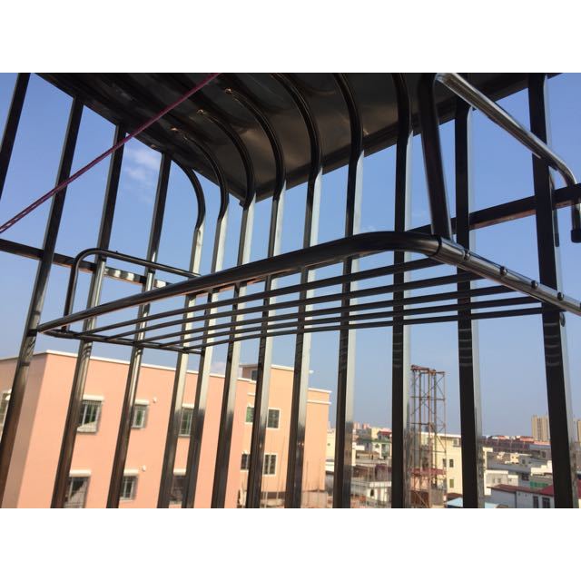 悦霓佳 不锈钢窗台折叠晾衣架窗外窗户外凉衣架晒架阳台暖气片挂衣架