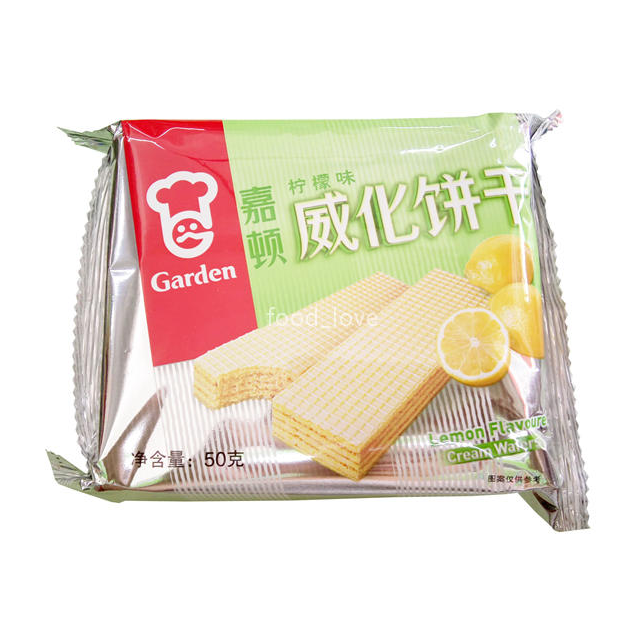 嘉顿威化饼干柠檬味50g袋新老包装交替发货