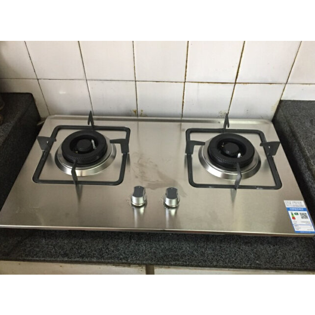 万家乐macro不锈钢拉丝面板嵌入式燃气灶jztiql83a天然气