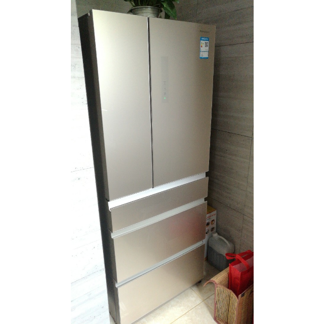 松下冰箱panasonicnre531txxn大容量多门冰箱豪华时尚外观松下原配