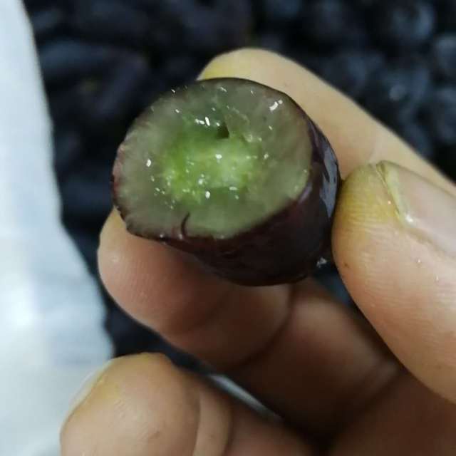 【中华特色】运城馆 重返自然 澳大利亚 金手指黑提 提子 2斤评价