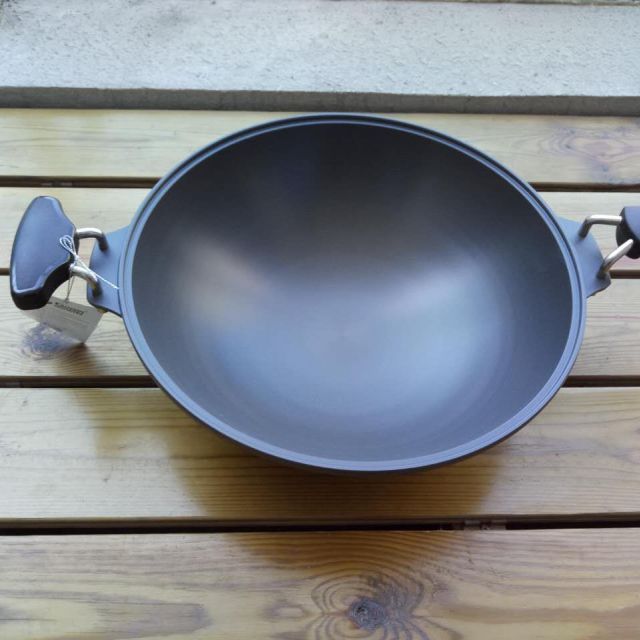 双耳煤气灶锅厨具 知心 33cm单柄炒锅在山姆商场看到绿的这-苏宁易购