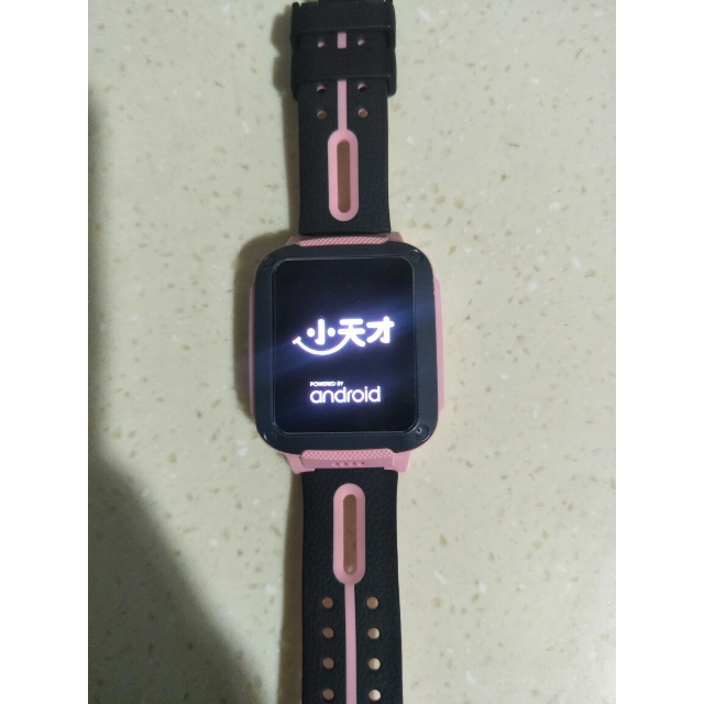 小天才z3珊瑚粉 儿童电话手表游泳级防水 360度安全防护防水 学生定位