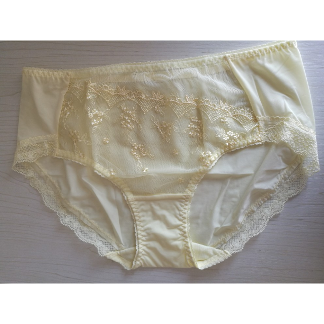 服装鞋帽 内衣 内裤 依曼丽女士平角裤蕾丝花边少女性感无痕内裤dyl