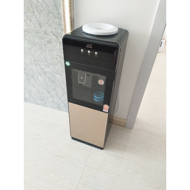 小鸭littleduck家用饮水机饮水机立式温热型饮水机台式双门钢化玻璃