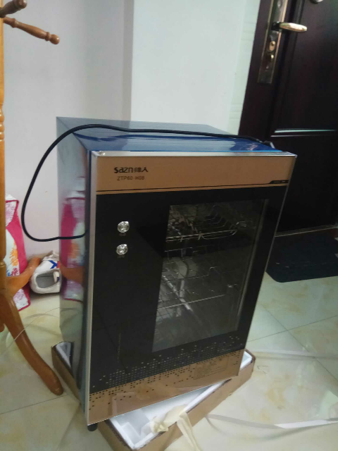 【闪电发货】帅人(sazn)消毒柜 家用消毒碗柜 立式消毒柜一星级中温