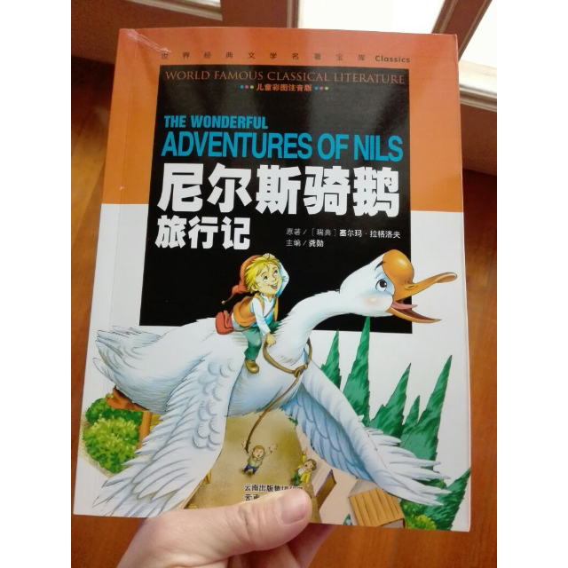 《尼尔斯骑鹅旅行记》儿童彩图注音版书商品评价 质量很好,是正品