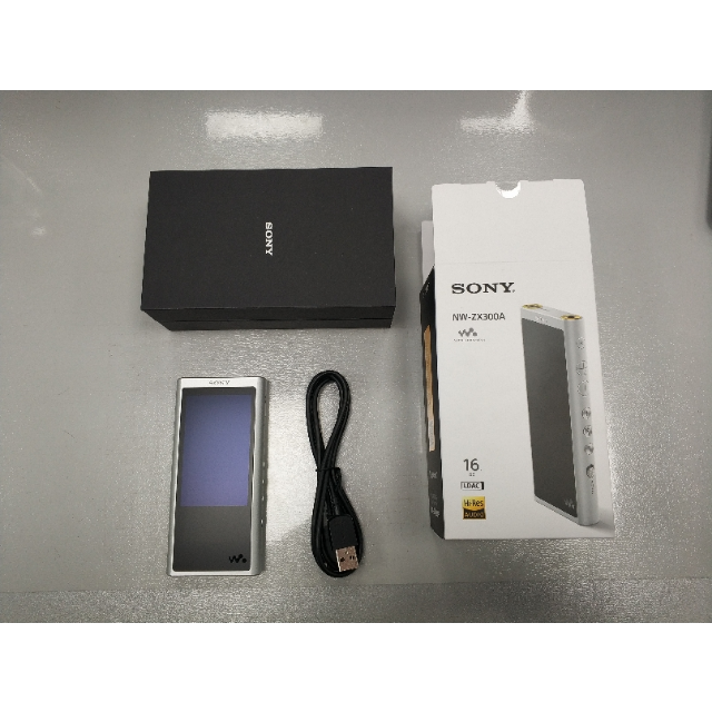 索尼(sony) nw-zx300a mp3音乐播放器 动态均衡器 高解析度 (银色)