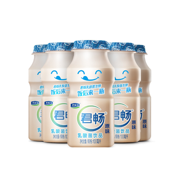 君樂寶(junlebao) 君暢乳酸菌飲料 原味小排 1*5*100ml 瓶裝 原味酸奶