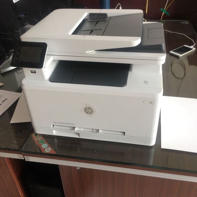 惠普hpm277dw彩色无线激光打印机商务专用打印机一