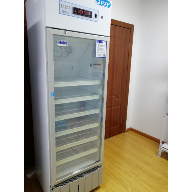 haier/海尔 hyc-310s 310升立式单温展示柜 2-8℃药品阴凉冷藏箱风冷