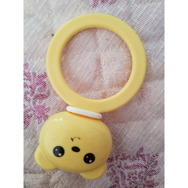 贝恩施婴儿牙胶摇铃婴幼儿新生儿宝宝益智玩具01岁宝宝摇铃
