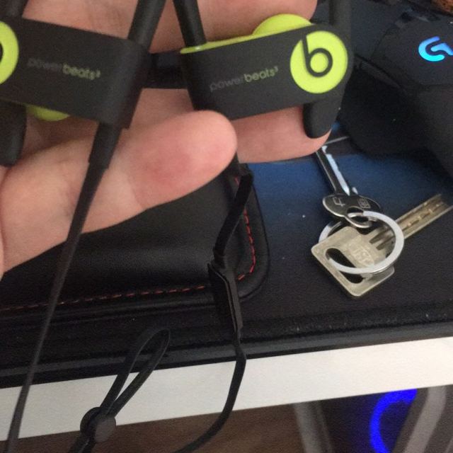 beatspowerbeats3蓝牙无线耳机入耳式运动耳机荧光黄色保税仓发货