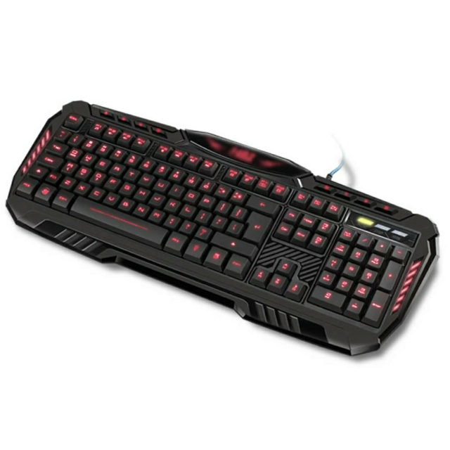 黑貂机械手感游戏键盘 防水防尘ps/2台式电脑游戏电竞键盘 104键lol