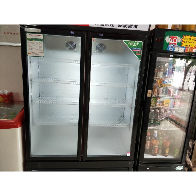 680l雙門展示櫃冷藏保鮮立式冰櫃三門商用冰箱飲料超市冰櫃水果廚房