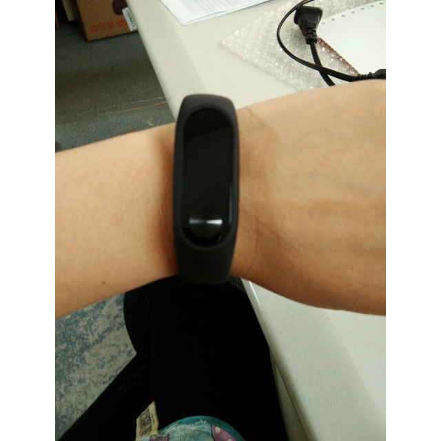 小米mi小米手环2智能运动心率监测来电提醒久坐提醒led显示屏时间显示