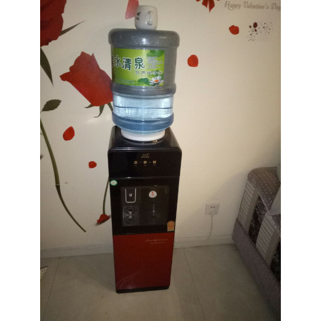 > 小鸭(littleduck) 家用立式饮水机/双开门柜式饮水机 中国红 温热