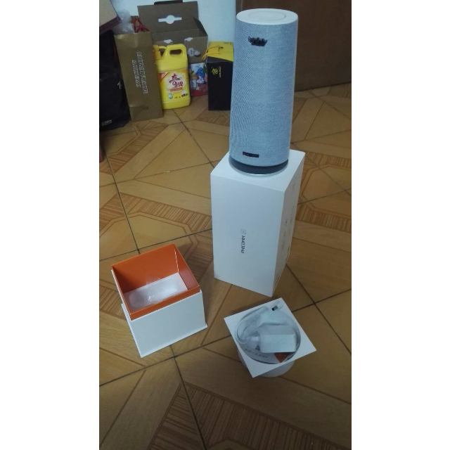 斐讯(phicomm)ai音箱r1星空灰 蓝牙wifi音箱声控 触控调节音量 语音
