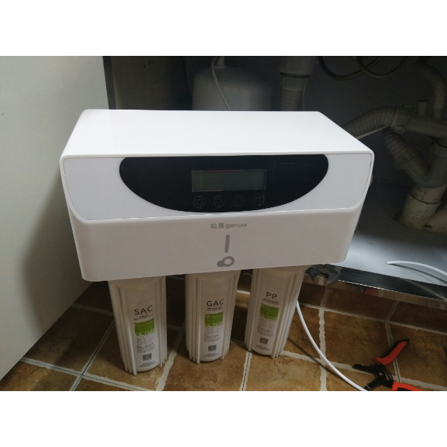 沁园厨下式家用直饮净水器ro185智控升级旗舰版ro反渗透膜