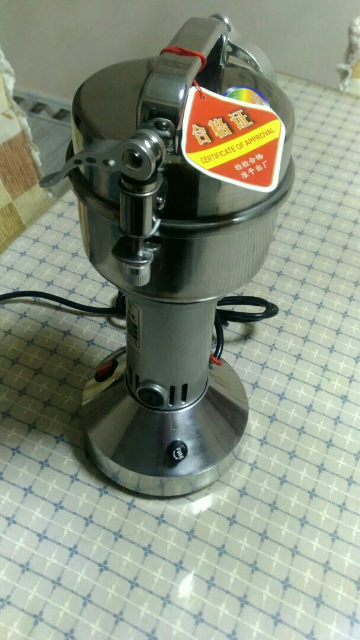 灵丹不锈钢中药粉碎机家用小型食品五谷杂粮超细研磨机100g晒单图