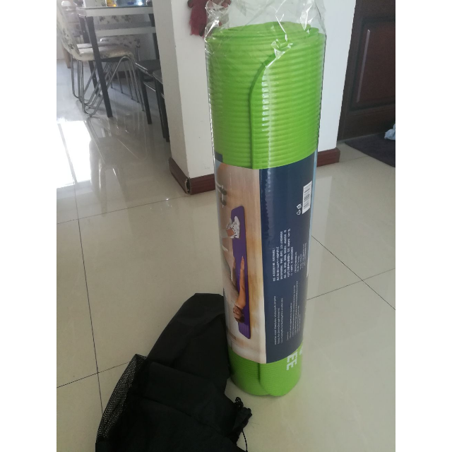 正品加厚10mm瑜伽垫加宽70cm健身运动垫体操垫环保无味野营垫体操果