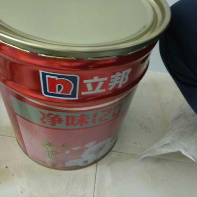 立邦乳胶漆 净味120二合一 大桶18升 墙面内墙漆白色 油漆防水涂料
