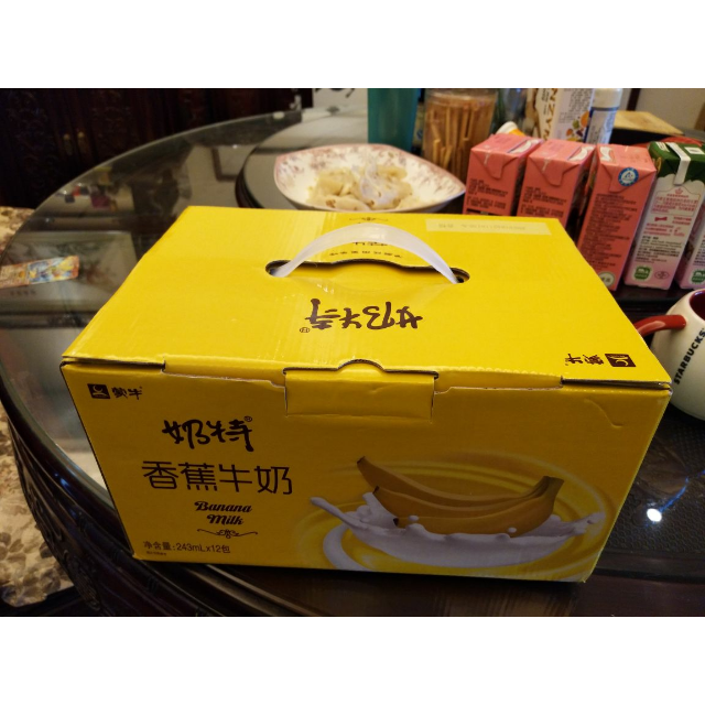 蒙牛奶特香蕉牛奶243ml12盒