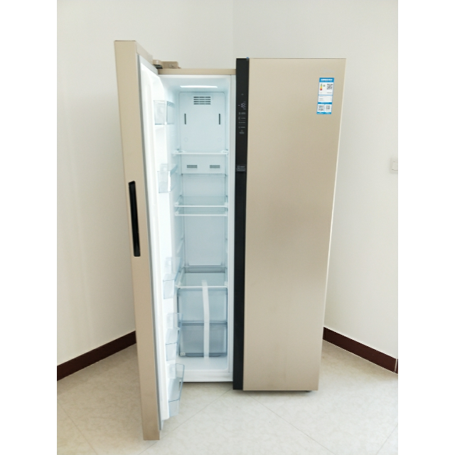 美的(midea)bcd-535wkzm(e) 对开门冰箱 535升风冷无霜 家用大容量