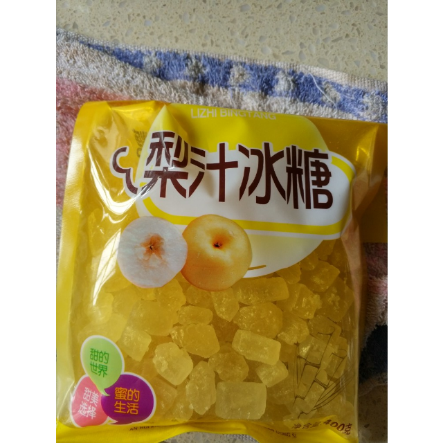 红塘坊梨汁冰糖400g老土冰糖黄冰糖小粒冰糖正宗手工