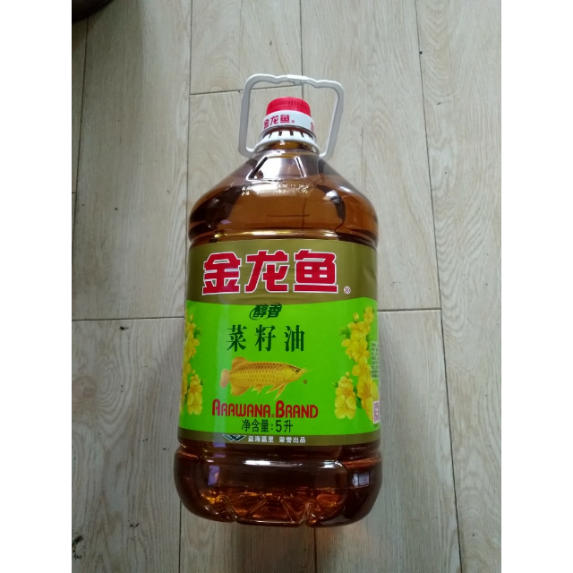 金龍魚醇香菜籽油5l桶裝食用油