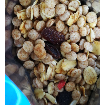 荣怡(rong yi) 黑糖红豆烤燕麦片480g 袋装 即食早餐混合水果颗粒干吃