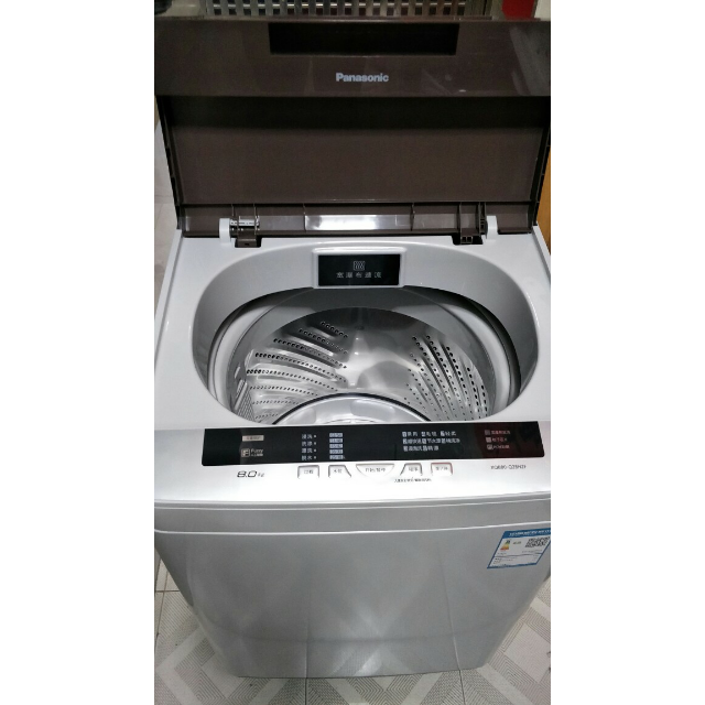 松下panasonic8kg公斤爱妻号全自动家用波轮静音节能洗脱一体波轮洗衣