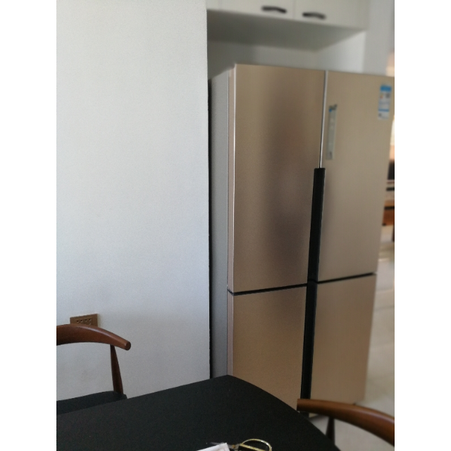 海尔冰箱 bcd-458wdvmu1 458l升大容量 变频 风冷无霜对开门冰箱 干湿