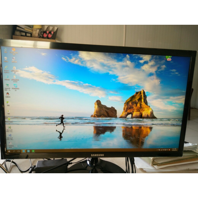 三星samsungs22f350fhc215英寸高清不闪屏护眼可壁挂液晶电脑显示器