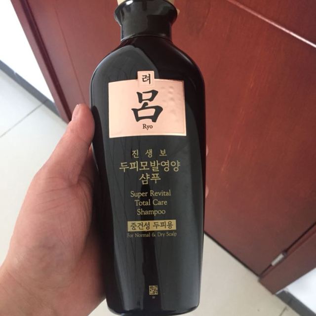 黑吕洗发水400g 强韧滋养 防脱发所有发质通用无硅油洗发水 韩国品牌