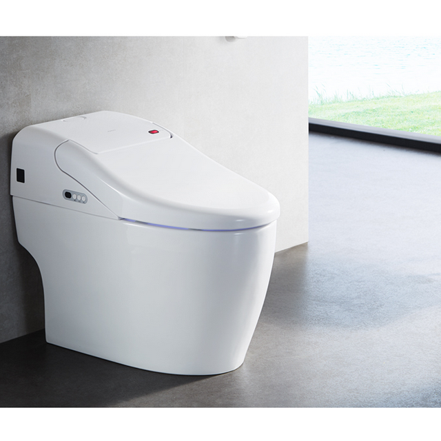 jomoo九牧智能马桶一体式智能坐便器座圈加热地排自动冲水智能妇洗器