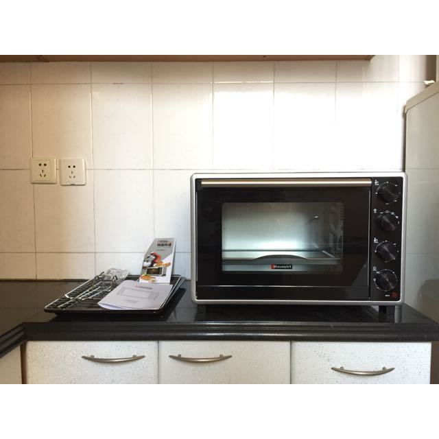 hauswirt海氏电烤箱家用机械式独立控温烘焙多功能全自动33升l家庭大