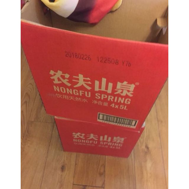 農夫山泉天然飲用水5l4整箱裝