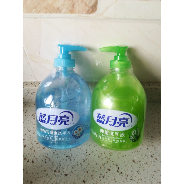 蓝月亮洗手液500g芦荟500g野菊花优惠装