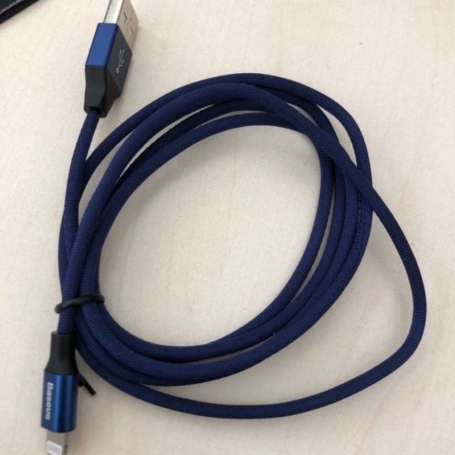 > 苏宁自营 倍思 苹果数据线2a藏青色 适用于iphone6s/6p/7plus/8/8p