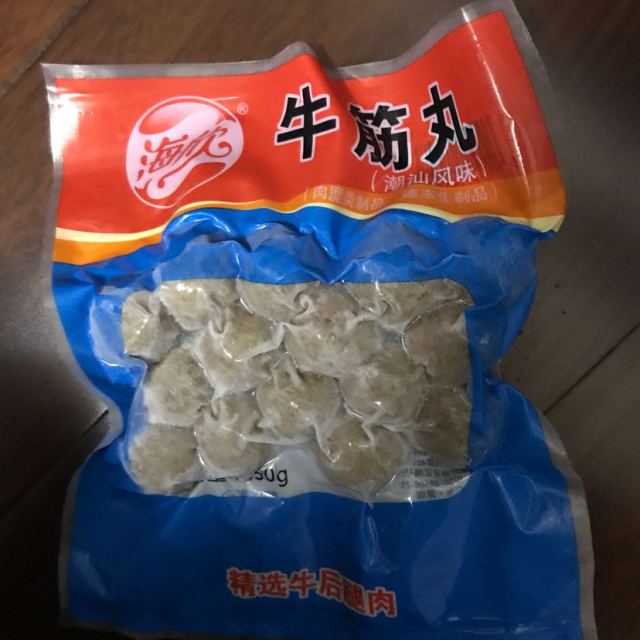 苏宁生鲜海欣牛筋丸潮汕风味250g