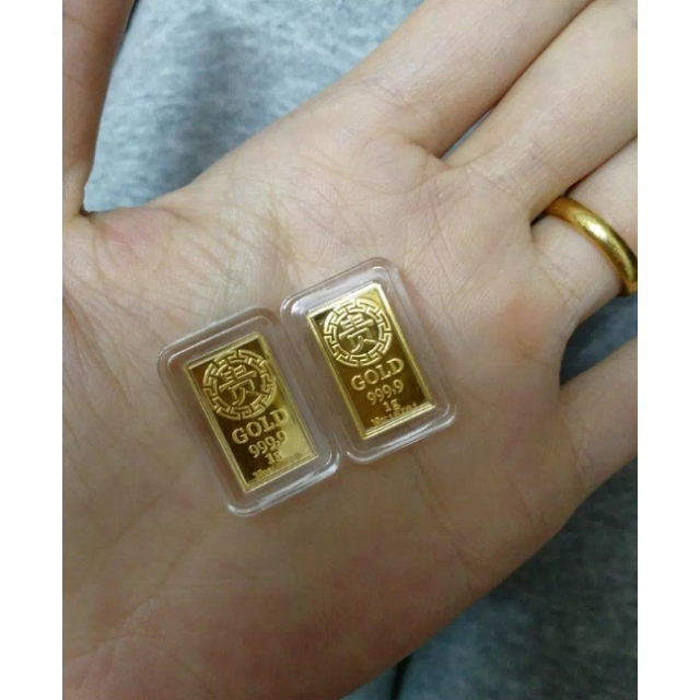 > 天鑫洋 足金黄金收藏投资金条 红包包装"贵"字金条 1克规格 1克不带