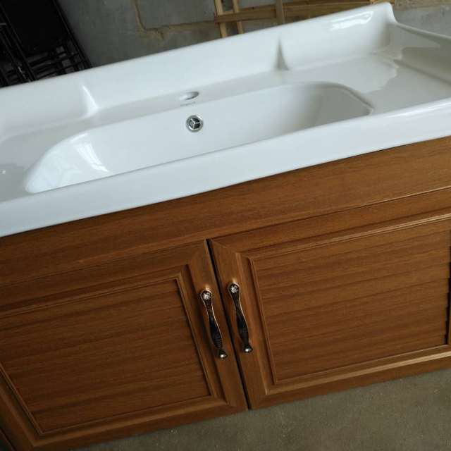 crejash东尼卫浴浴室柜组合洗手盆柜组合卫生间洗脸盆柜太空铝台盆柜