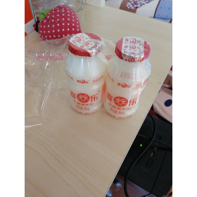 食品保健/酒水饮料 牛奶乳品 酸奶 喜乐 喜乐 乳酸菌饮品95ml*12瓶 喜