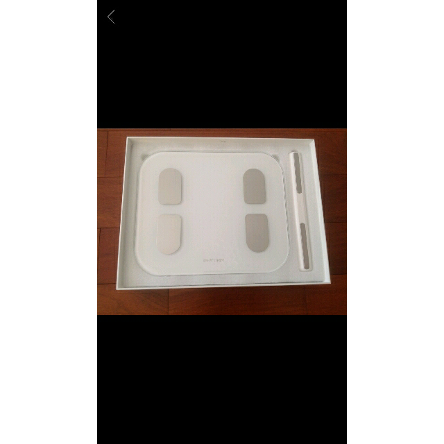 斐讯phicomm体脂秤s7p22项身体数据8电极测全身隐藏式led显示纯白电子