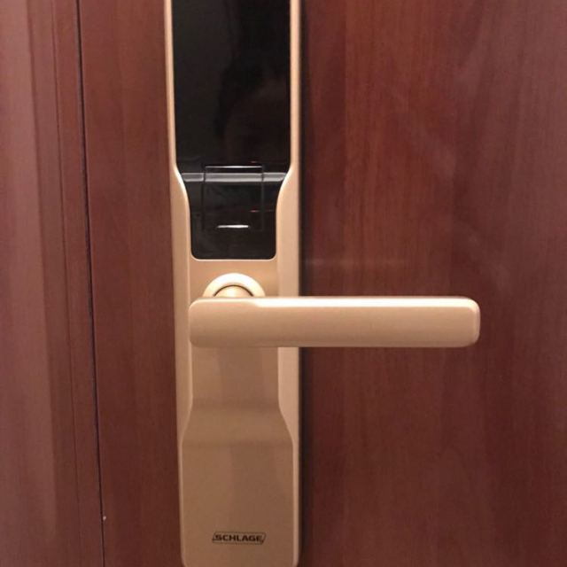 西勒奇schlage指纹锁智能锁密码锁家用防盗门指纹密码钥匙锁电子锁se